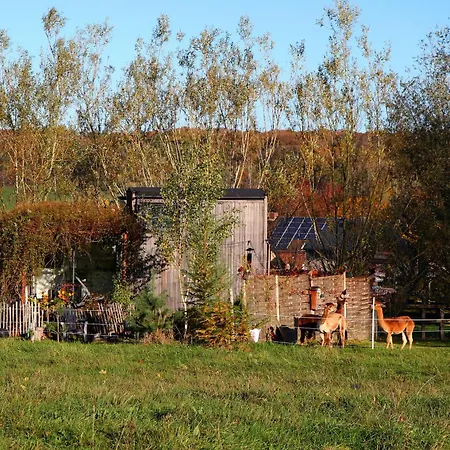 Tiny House, Sauna Hot Tub Namur Ardennes Dağ evi